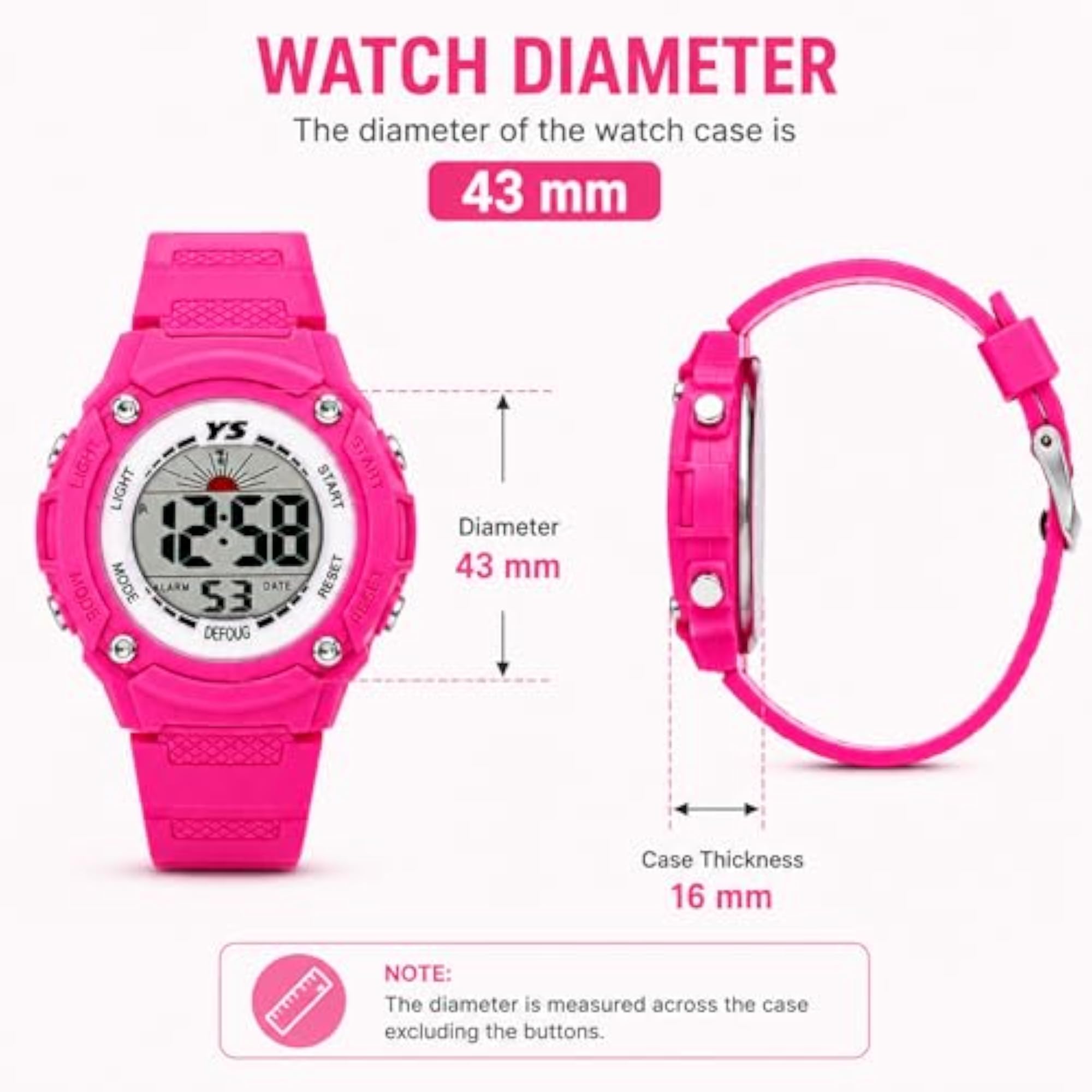Kids LED Waterproof Electronic Wrist Watch